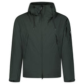 CP COMPANY PRO-TEK PADDED LENS JACKET IN DARK SHADOW