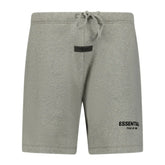 FEAR OF GOD ESSENTIALS COTTON SHORTS DARK OATMEAL