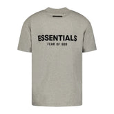 FEAR OF GOD ESSENTIALS CREW NECK DARK OATMEAL GREY T-SHIRT