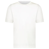 GRAN SASSO SILK CREWNECK T-SHIRT IN IVORY