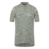 MISSONI Short Sleeve Knitted Collar Neck Polo T-Shirt Green