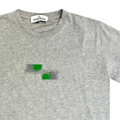 STONE ISLAND(Kids) Printed Compass Logo T-Shirt Grey