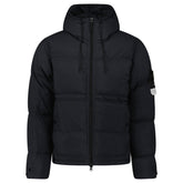 STONE ISLAND DOWN MATTE RIPSTOP CORDURA® ADVANCED FABRIC PARKA IN BLACK