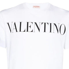 VALENTINO Black Logo T-Shirt White