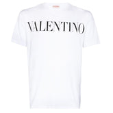 VALENTINO Black Logo T-Shirt White