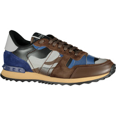 VALENTINO BROWN & BLUE ROCKRUNNER TRAINERS