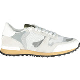 VALENTINO MESH ROCKRUNNER TRAINERS WHITE