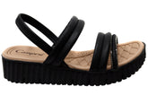 Campesi Katie Womens Comfortable Platform Sandals Made In Brazil