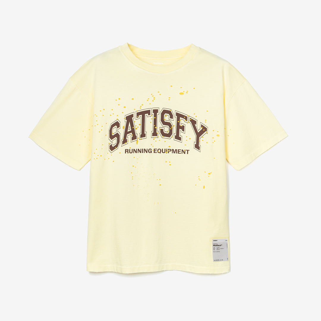 Satisfy Mothtech™ T‑Shirt "Aged Transparent Yellow"