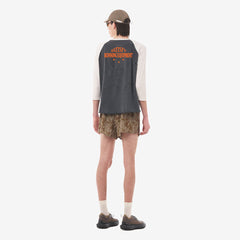 Satisfy Mothtech™ Baseball Tee "Aged Black/Off-White"