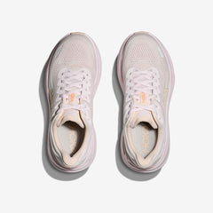 Hoka Women's Bondi 9 "Lilac Cream/Tangerine Glow"