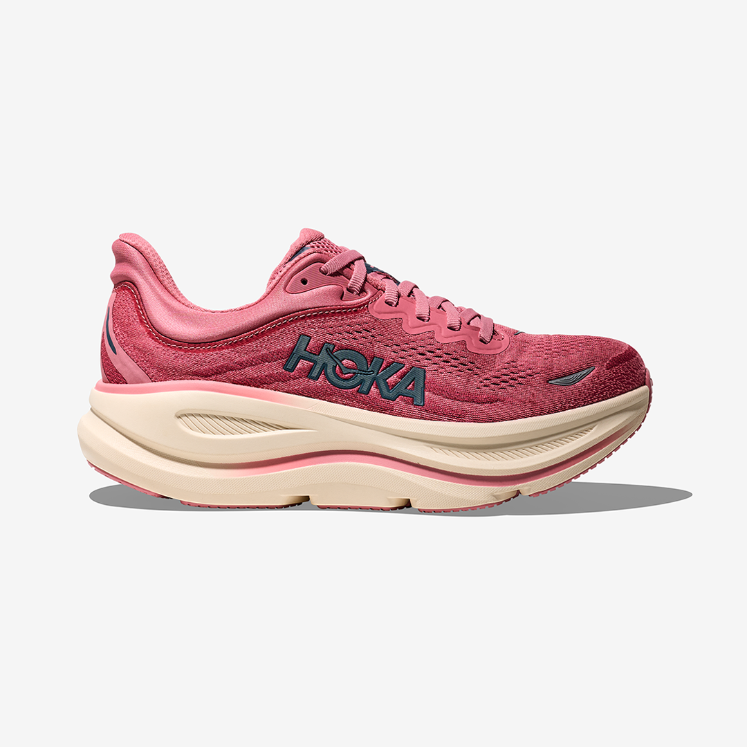 Hoka Women's Bondi 9 "Lingonberry/Cranberry"