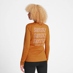 Saysky Women's Reflective Logo Pace Long Sleeve "Orange"