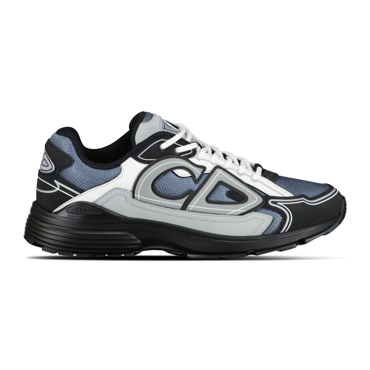 DIOR  B30 GREY / BLACK TRAINERS