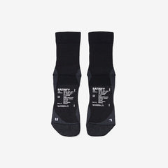 Satisfy Merino Nylon Tube Socks "Black"