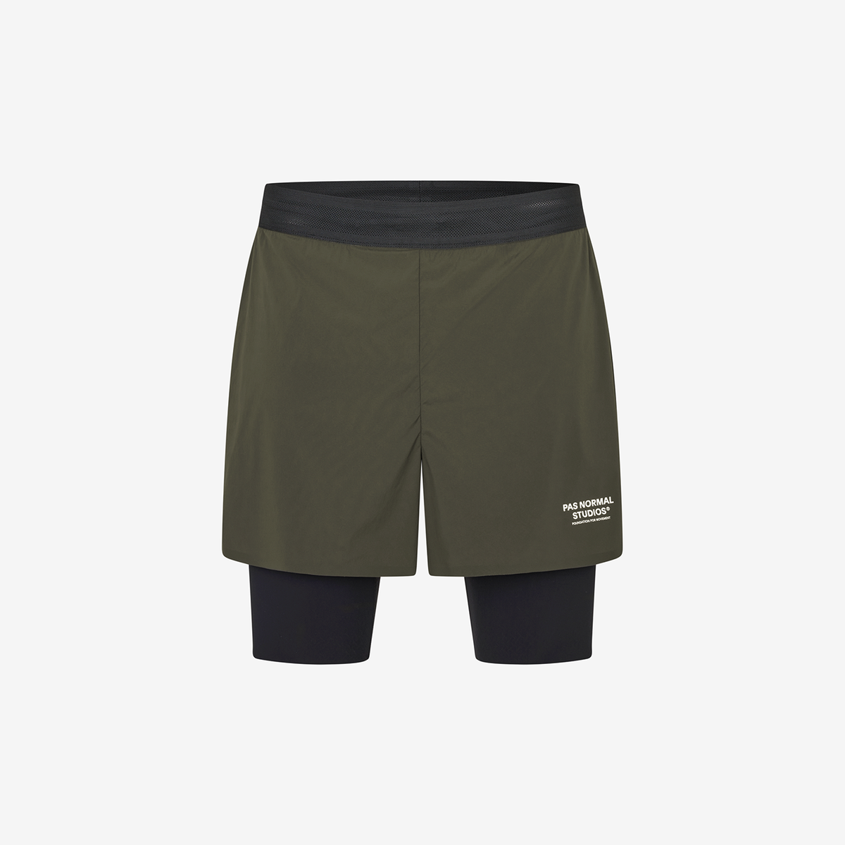 Pas Normal Studios Balance Men's 2-in-1 Shorts "Dark Olive"