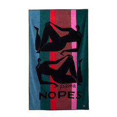 By Parra Nope Und Nopes Beach Towel
