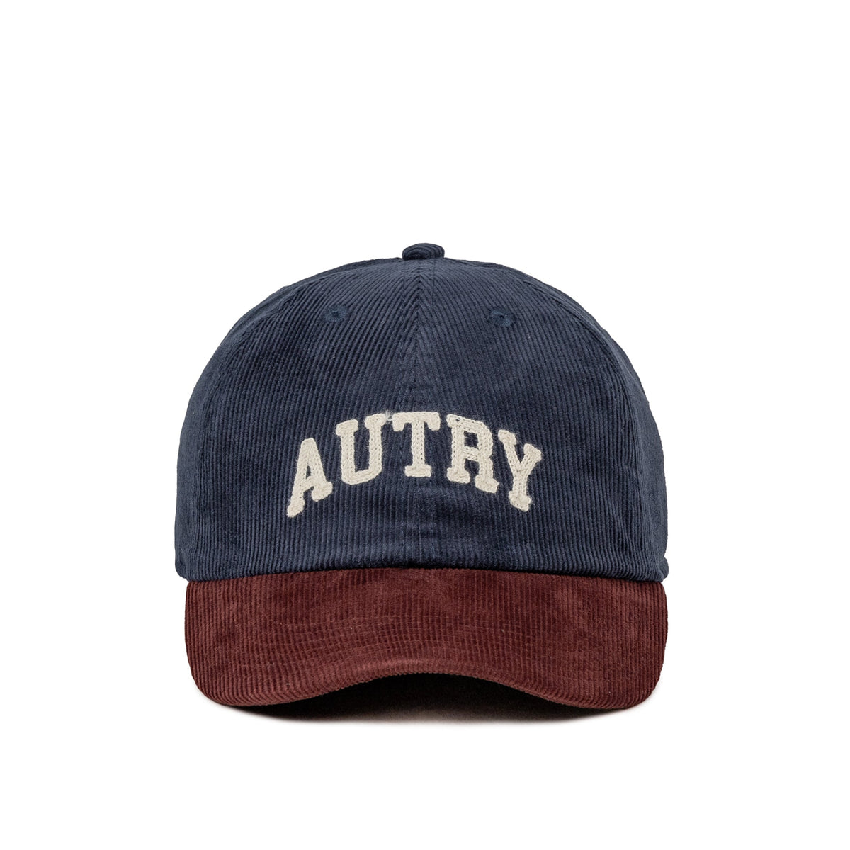 Autry Two-Tone Baseball Cap with Embroidered Logo