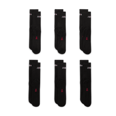 Jordan Everyday Crew Socks 6 Pairs (Unisex)