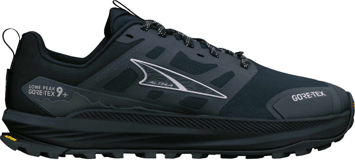 Altra Lone Peak 9+ GORE-TEX Mens Trail Running Shoes - Black