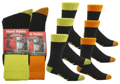 6 Pairs of Hard Yakka Mens Core Crew Socks