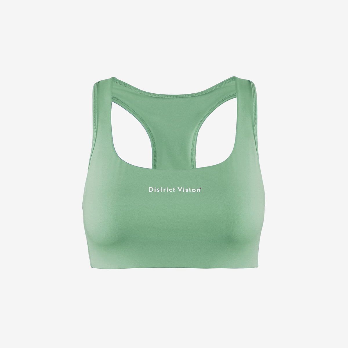 District Vision Womens Twin Layer Medium Support Bra "Mint"