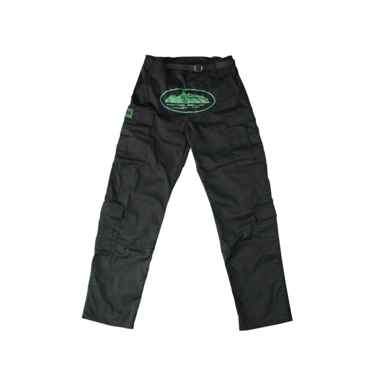 Corteiz Guerillaz Cargos Black Green