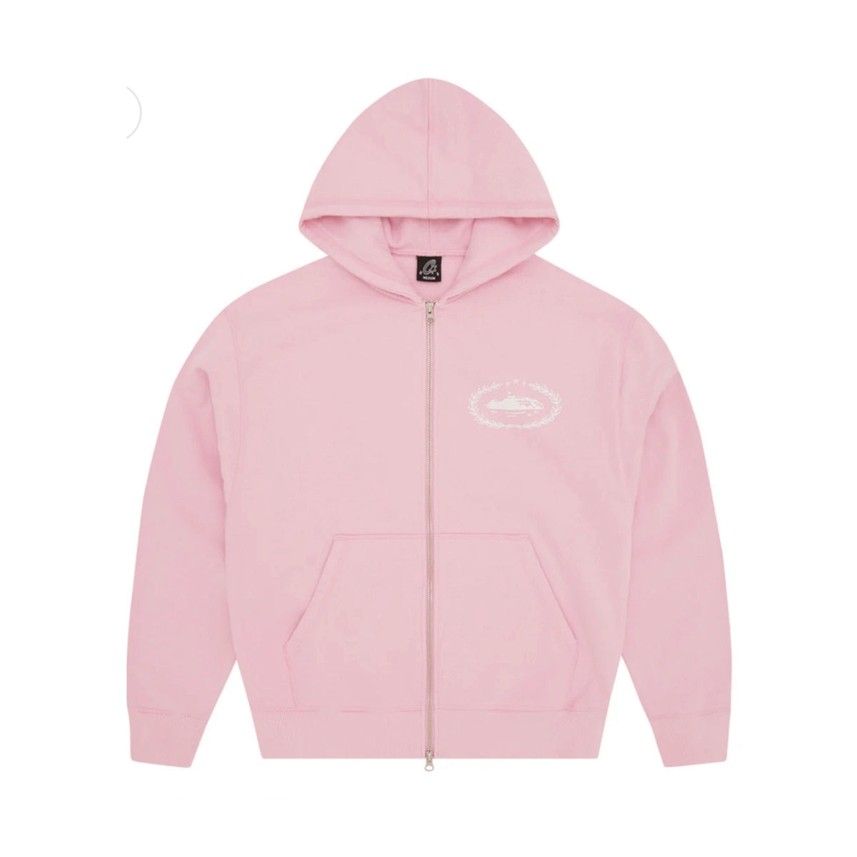 Corteiz Superior Royal Zip Hoodie Baby Pink