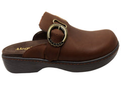 Alegria Osmosis Womens Comfortable Leather Backless Slip On Clogs