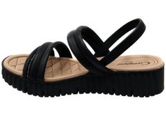 Campesi Katie Womens Comfortable Platform Sandals Made In Brazil