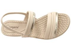 Campesi Anitta Womens Brazilian Comfort Sandals With Massage Footbed