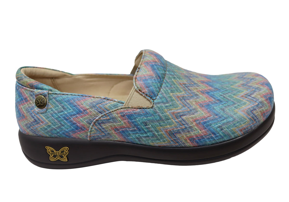 Alegria Keli Womens Comfortable Leather Slip On Shoes