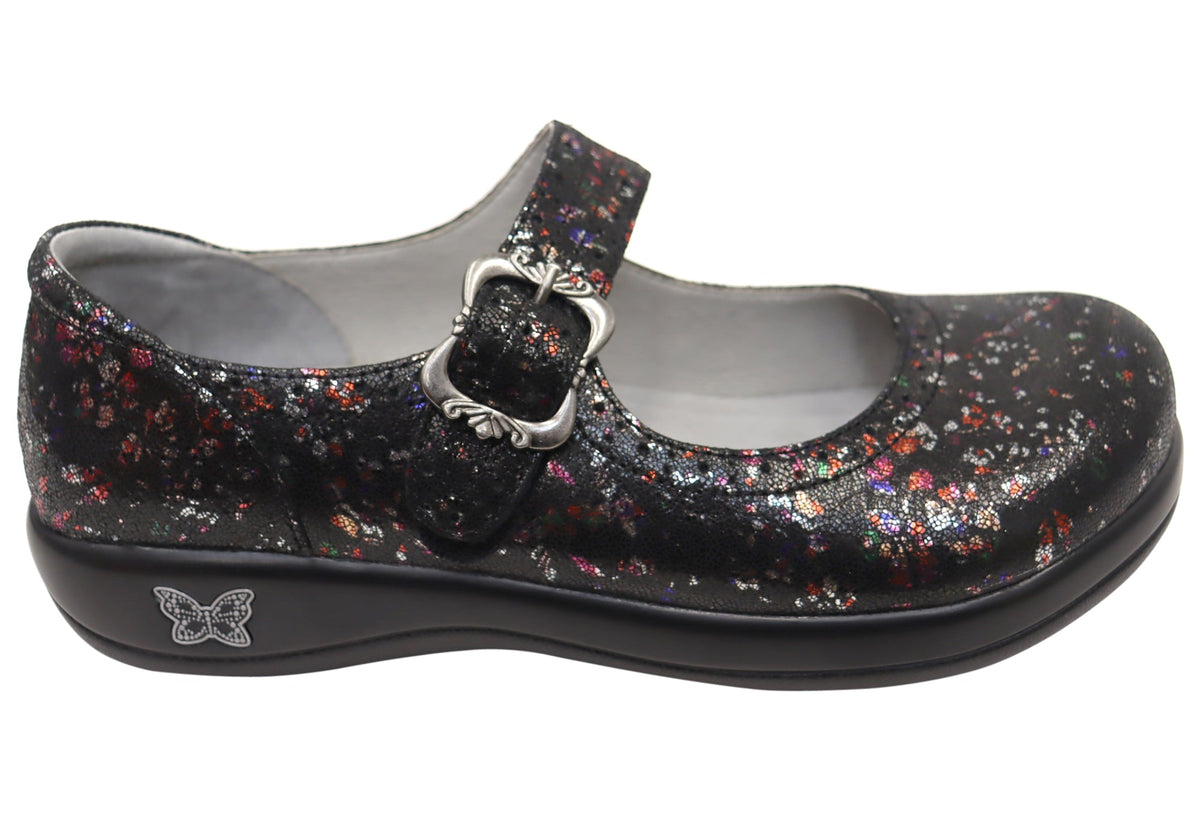 Alegria Kourtney Womens Leather Mary Jane Shoes