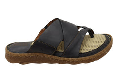 Born Sorja Sport Womens Cushioned Footbed Leather Thongs Sandals