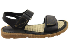 Born Tabra Womens Leather Sandals With Cushioned Comfortable Footbed