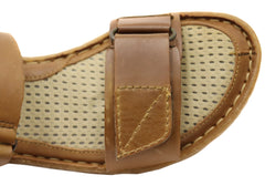 Born Tabra Womens Leather Sandals With Cushioned Comfortable Footbed