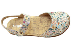 Alegria Opal Womens Comfortable Leather Shoes Summer Thyme