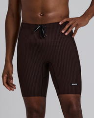 Bandit Men's Striped Cadence™ 7 Pocket Lined Half Tights "Cacao/Black"