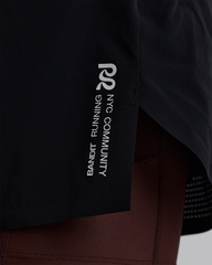 Bandit Men's Vento™ Next Gen 2-In-1 Run Shorts "Black/Cacao"