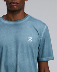 Bandit Men's FrioSoft™ Performance Box Tee "Tranquil Blue SaltFade™"