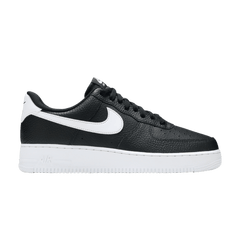 Air Force 1 Low '07 Black White Pebbled Leather