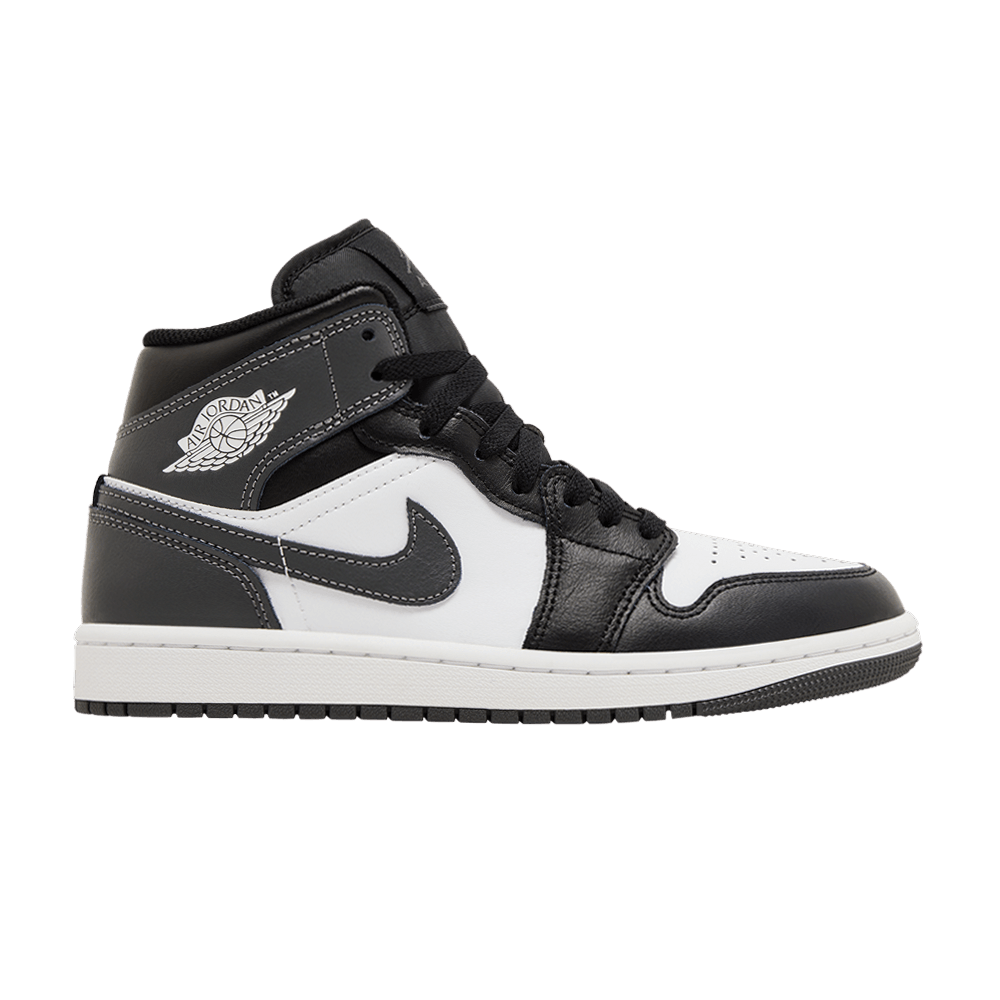 Air Jordan 1 Mid Black White Iron Grey
