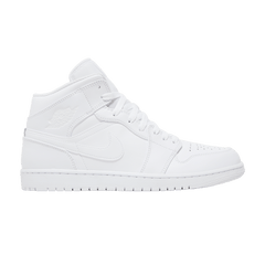 Air Jordan 1 Mid Triple White