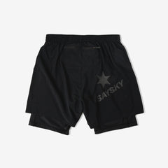 Saysky Men's Pace 2 in 1 Shorts 5'' "Black"
