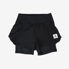 Saysky Women's 2 in 1 Pace Shorts 3'' "Black"