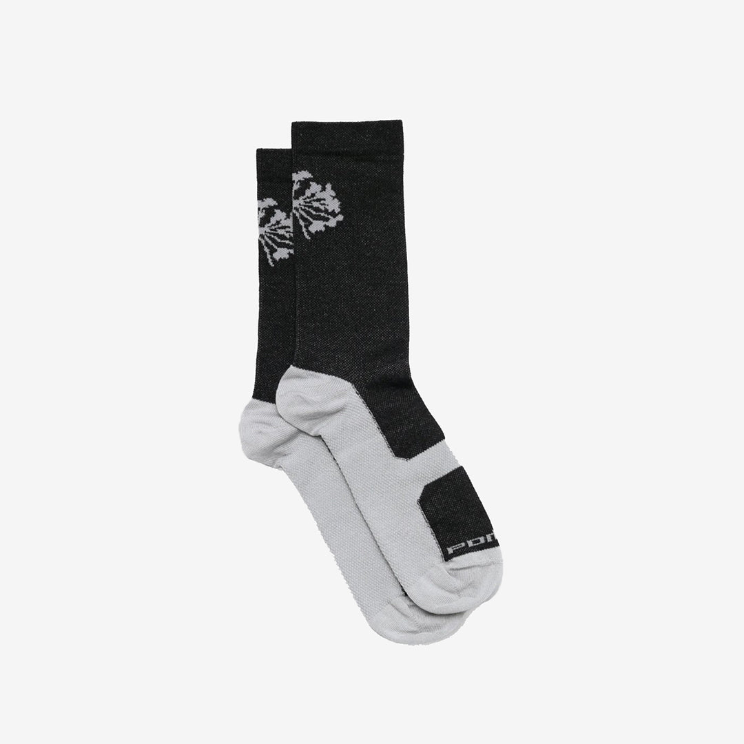 Portal Pattern Active Sock "Black Beauty/Reflective"