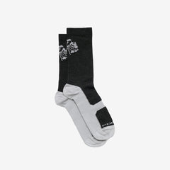 Portal Pattern Active Sock "Black Beauty/Reflective"