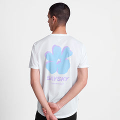 Saysky Men's Flower Combat T-Shirt "White"