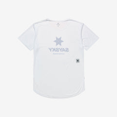 Saysky Men's Zig Zag Flow T-Shirt "White"