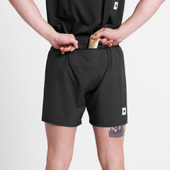 Saysky Men's Pace Shorts 5" "Black Zig Zag"